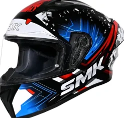 SMK Stellar Flare Black/Blue> Integraalhelmen