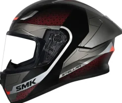 SMK Stellar Flight Grey/Red> Integraalhelmen