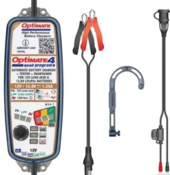 Optimate Tecmate 4 Quad Gold Acculader> Motor Accessoires