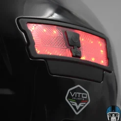 VITO E-City Gloss Black/Red> Fietshelmen