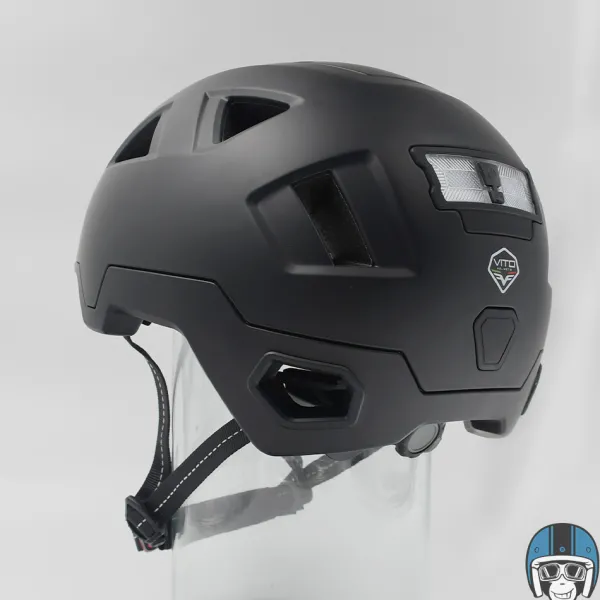 VITO E-City Matt Black> Fietshelmen