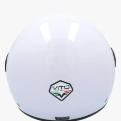 VITO Jet Loreto scooterhelm glans wit>DAMES Vespa Helmen|Fashion Helmen