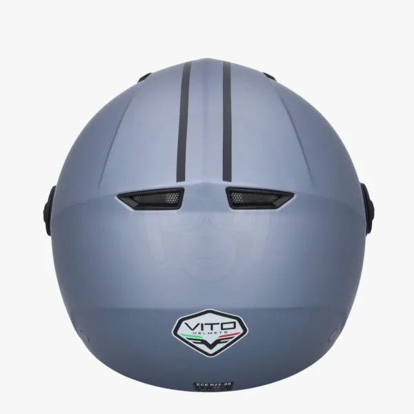 VITO Jet Moda Mat Grijs>DAMES Vespa Helmen|Jethelmen