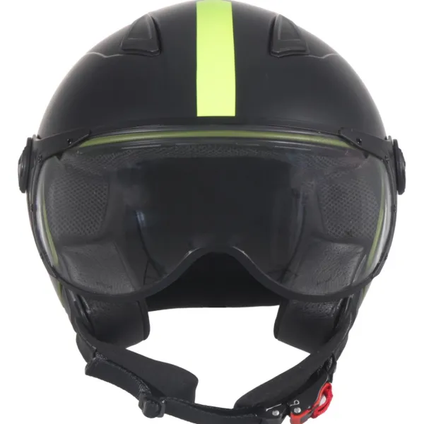 VITO Jet Moda Mat Groen/Zwart>DAMES Vespa Helmen|Jethelmen