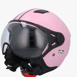 VITO Jet Moda Mat Roze>DAMES Vespa Helmen|Jethelmen