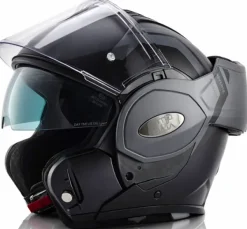 VITO Systeemhelm Reverse Black/Grey> Systeemhelmen|Helmen Met Zonnevizier