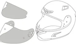 X-Lite Visor Convex X803, X802, X702, X661, X603> Vizieren